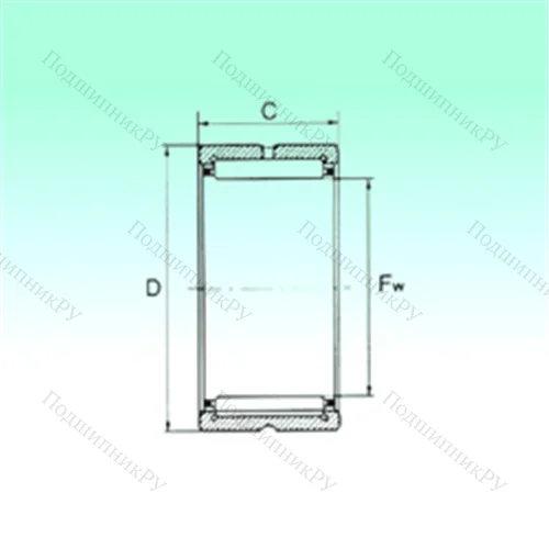 Подшипник игольчатый радиальный NK 21/20 от производителя  NBS