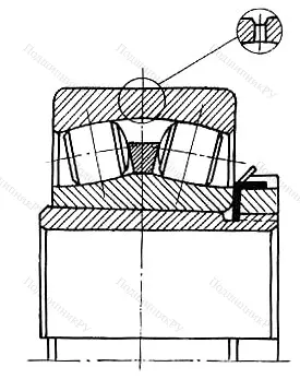 Подшипник  3353134 (23038K+H 3038) 