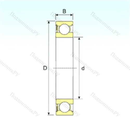 Подшипник шариковый радиальный 628-RS