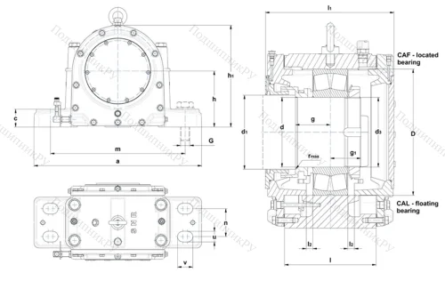Подшипниковый корпус SNOE 224 CAL в Набережных Челнах