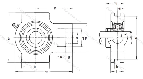 Подшипниковый узел UCT 205 в Набережных Челнах