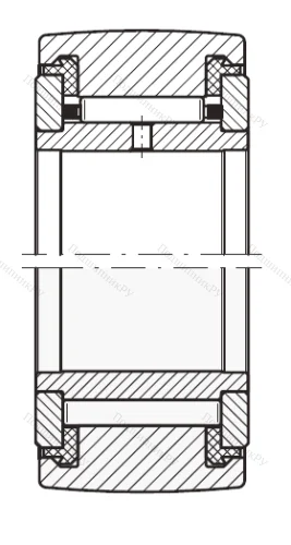 Игольчатый подшипник NATV 30 PP A от производителя  INA