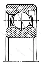 Модификация подшипника 6020Е1 размер 20x47x12