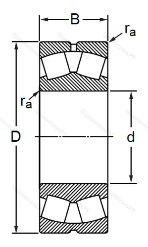 Сферический роликовый подшипник с конической посадкой на вал 1153615 АН (22315 CKW 33) в Набережных Челнах