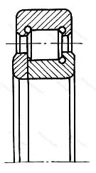 Подшипник  592506 размер 30x62x17 от производителя  ЕПК
