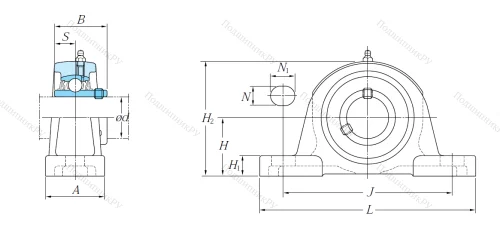 Подшипниковый узел UCP 212 J в Набережных Челнах