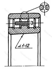 Подшипник  3182132 (NN 3032K) размер 160x240x60 от производителя  ГПЗ-1