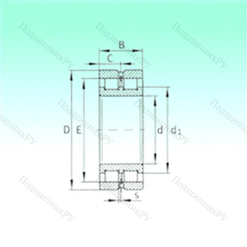 Подшипник роликовый радиальный SL 024830