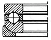 Подшипник  18217 (53217+U 217) 
