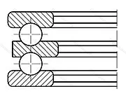 Подшипник  38205 (52205) 