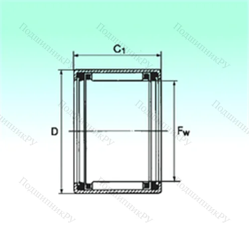 Подшипник игольчатый радиальный HK 0810 2RS