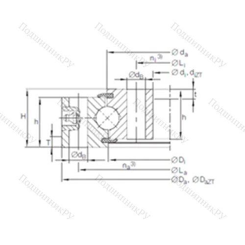 Подшипник шариковый опорно-поворотный