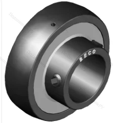 Высокотемпературный корпусной подшипник UC 208 BHTS ZZ GR CG 350° BECO