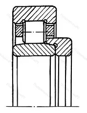Модификация подшипника 2313М1 размер 65x140x33 ГОСТ 520-89 от производителя  ГПЗ-10-ГПЗ