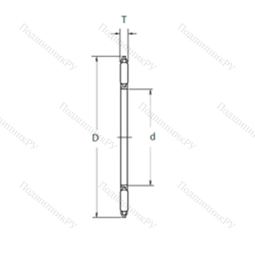 Подшипник игольчатый упорный