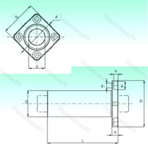 Подшипник шариковый линейный KBKL 40