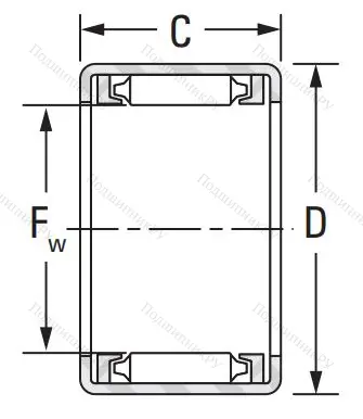 Подшипник обгонной муфты обгонная муфта FC 25 в Набережных Челнах