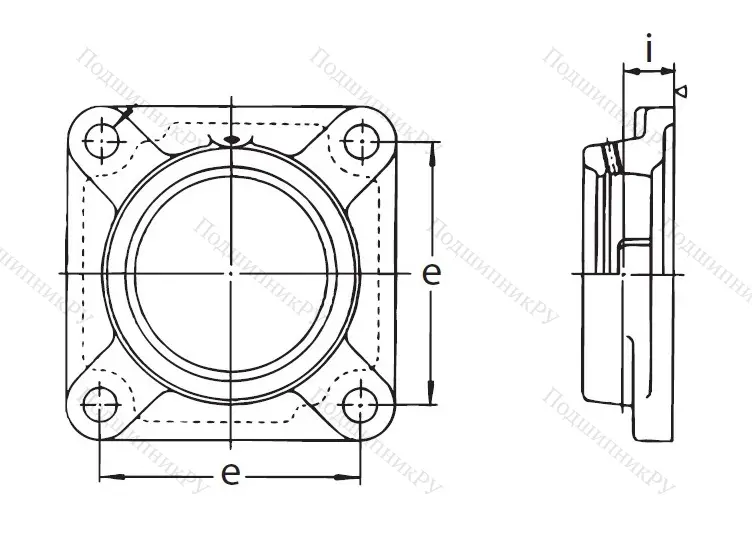 Подшипниковый корпус  F 208 ()