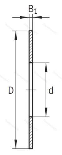 Игольчатый подшипник упорное кольцо AS 75100 от производителя  INA