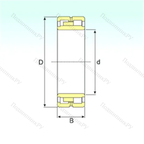 Подшипник роликовый радиальный NNU 40/750 KM/W 33 от производителя  ISB
