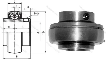 Корпусный подшипник UC 206 в Набережных Челнах