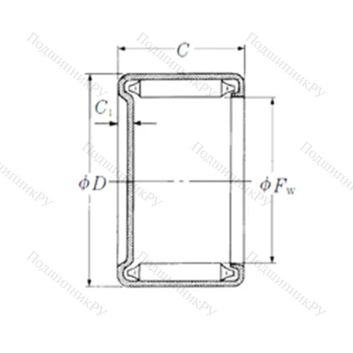Подшипник игольчатый радиальный M-2