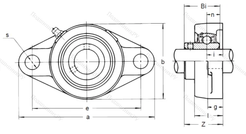 Подшипниковый узел UCFL 208 в Набережных Челнах