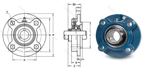 Подшипниковый узел UCFC 217 в Набережных Челнах