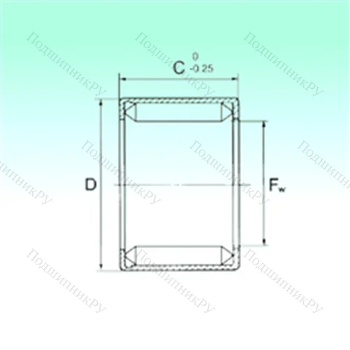 Подшипник игольчатый радиальный HN 1010