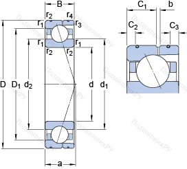 Подшипник 7034 ACD/P 4AL в Набережных Челнах