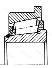 Подшипник  1067318 размер 90x190x46,5 от производителя  ГПЗ-4