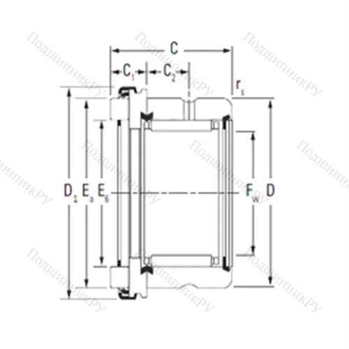 Подшипник комбинированный RAX 510