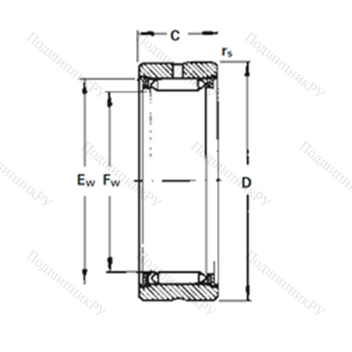 Подшипник игольчатый радиальный RNA 3030