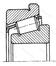 Подшипник  32315R (67615) размер 75x160x58 от производителя  SKF