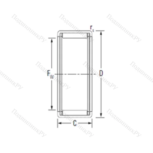 Подшипник игольчатый радиальный F-84227