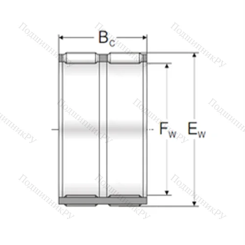 Подшипник игольчатый радиальный K 50x57x36ZWTN