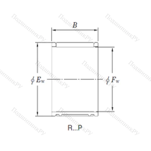 Подшипник игольчатый радиальный R 16/22,5EP