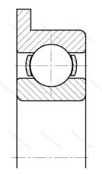 Модификация подшипника 5-840154 