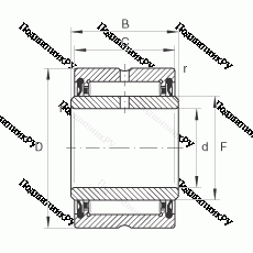 Подшипник NA 4909-2RSR-XL